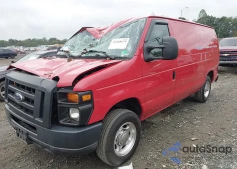 2013 Ford E-150 Commercial z USA, uszkodzony, nr VIN 1FTNE1EW3DDA77809